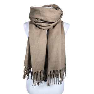 Unisex MSCH Copenhagen - Õhuke sall, suurus Maxi - Beige (1)