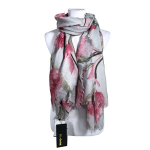 Unisex Modena - Õhuke sall, suurus Midi - Hall (1)