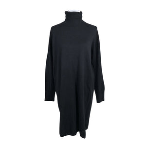 Unisex Nanso - Kootud kleit, suurus 38 - Must (1)