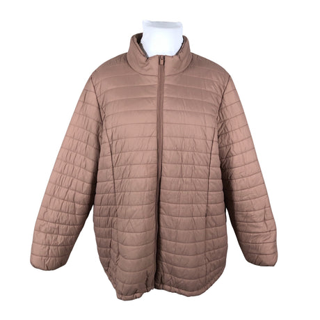 Unisex Zizzi - Õhem talvejope, suurus 54 - Heleroosa ()