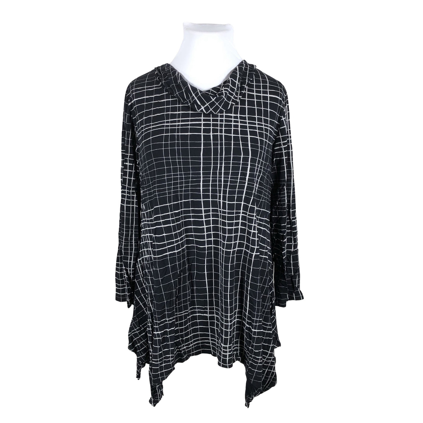 Unisex Nanso - Trikotaažist tuunika, suurus 48 - Must (1)