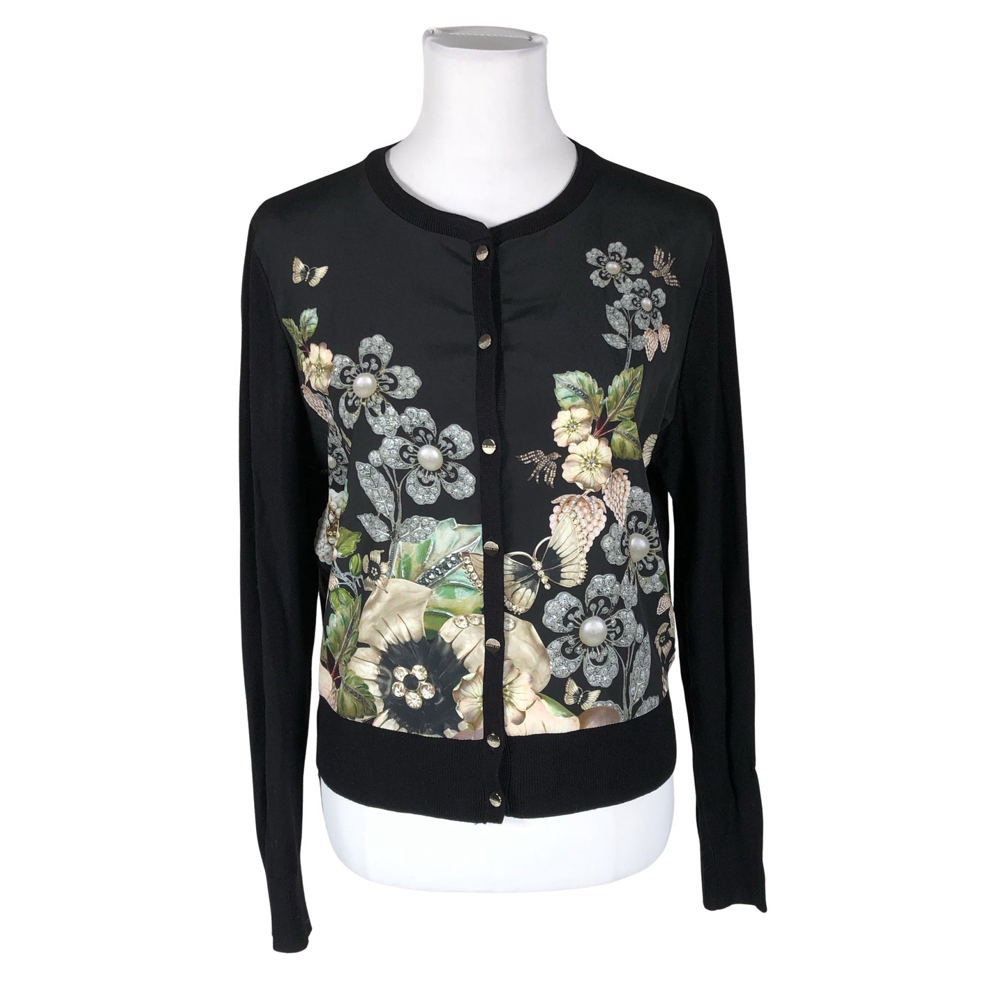Unisex Ted Baker - Kardigan, suurus 38 - Must (1)