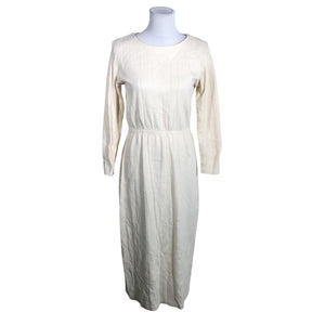 Unisex Puuvillatehdas - Trikotaažist kleit, suurus 36 - Beige (1)