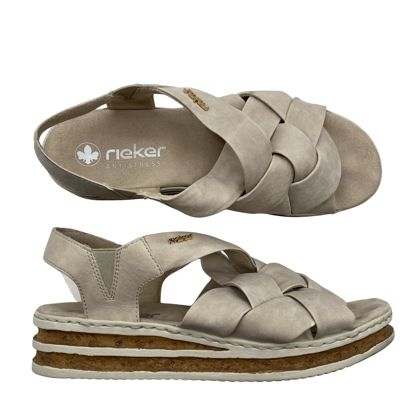 Unisex Rieker - Rihmikud, suurus 41 - Beige (1)