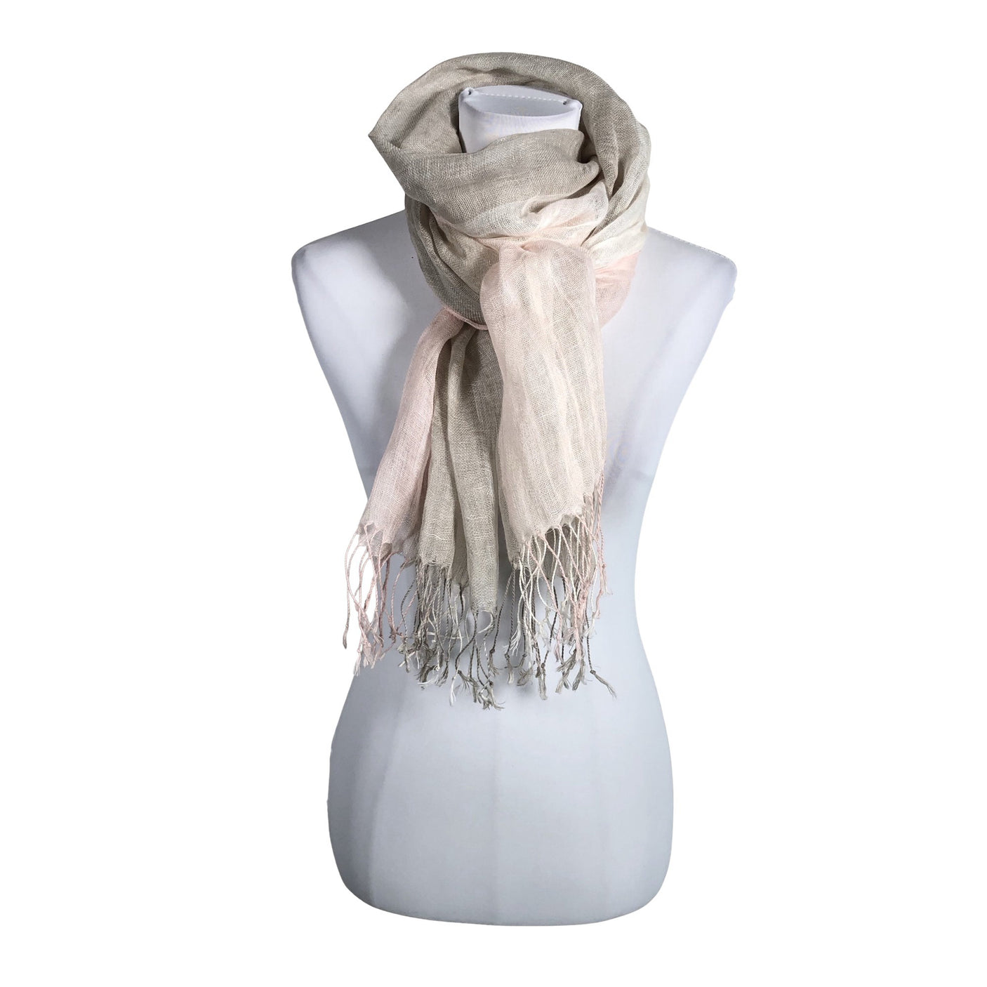 Unisex Your Face - Õhuke sall, suurus Midi - Heleroosa (1)