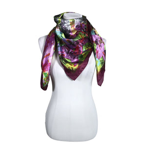 Unisex Desigual - Õhuke sall, suurus Maxi - Lilla (1)
