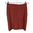 Unisex Kaino - Kootud seelik, suurus 32 - Punane ()