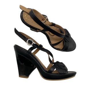 Unisex Gixus - Kontsaga rihmikud, suurus 36 - Must (1)