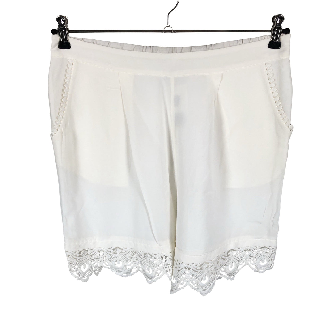 Unisex Rosemunde - Lühikesed püksid, suurus 40 - Looduslik valge (1)