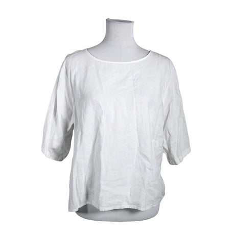 Unisex Marta - Lühikeste käistega pluus, suurus 36 - Valge ()