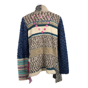Unisex Desigual - Kardigan, suurus 38 - Pruun (2)