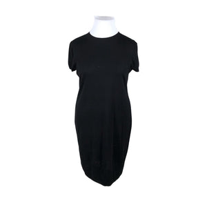 Unisex Benetton - Kootud kleit, suurus 42 - Must (1)