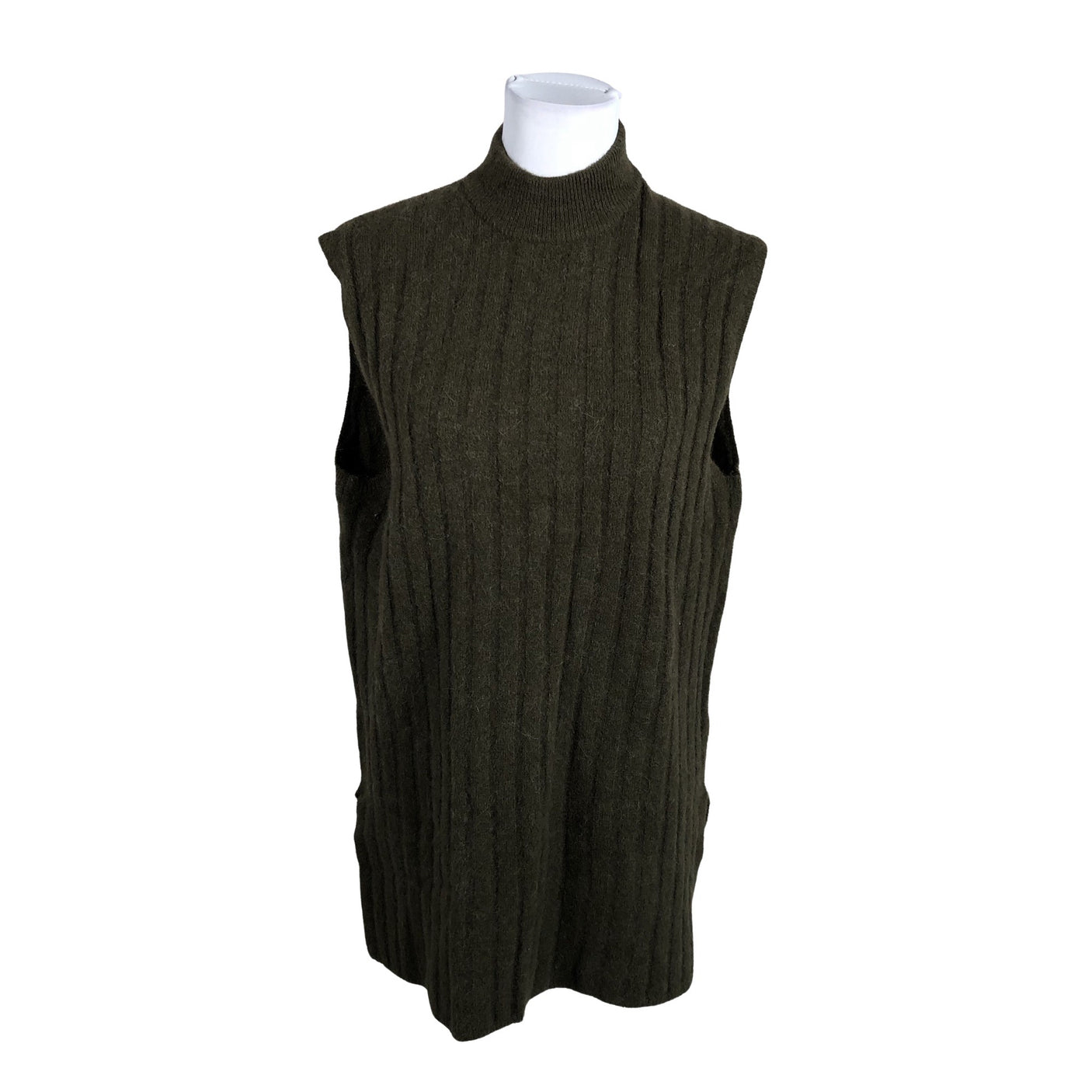 Unisex Samsoe&Samsoe - Kootud vest, suurus 38 - Roheline (1)