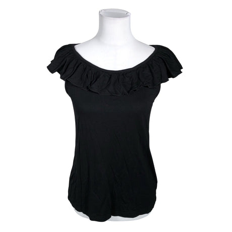Unisex Nanso - Trikotaažist topp, suurus 36 - Must ()