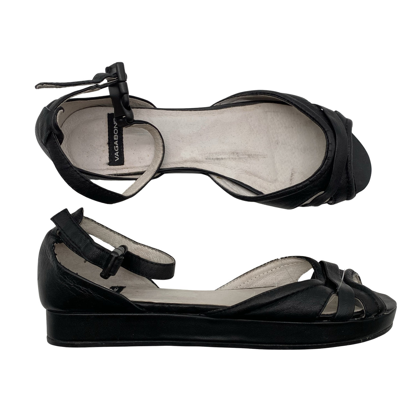 Unisex Vagabond - Rihmikud, suurus 36 - Must (1)