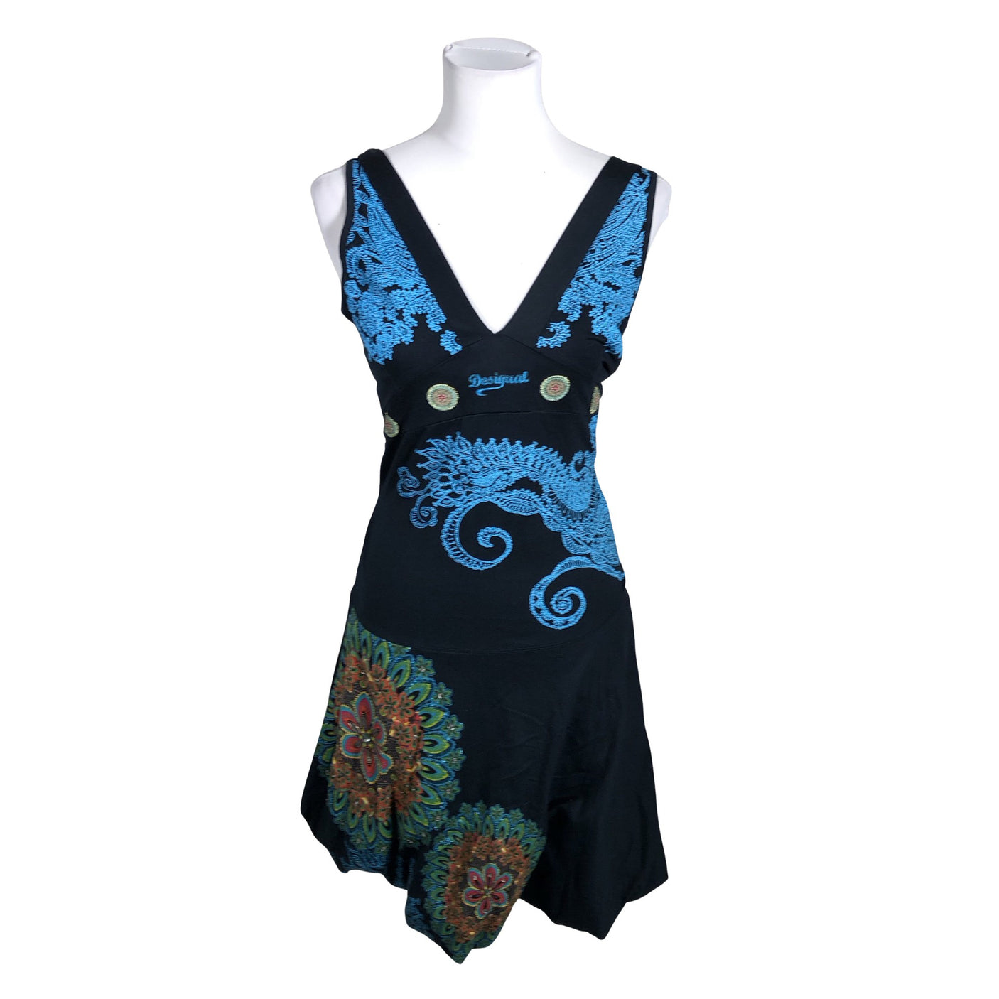 Unisex Desigual - Trikotaažist kleit, suurus 36 - Sinine (1)