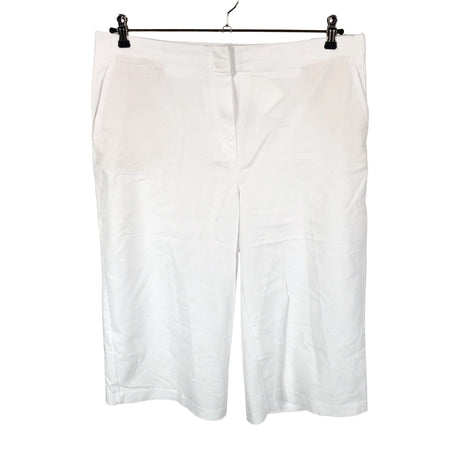 Unisex Autograph by Marks & Spencer - Mittevenivad poolpikad püksid, suurus 44 - Valge ()