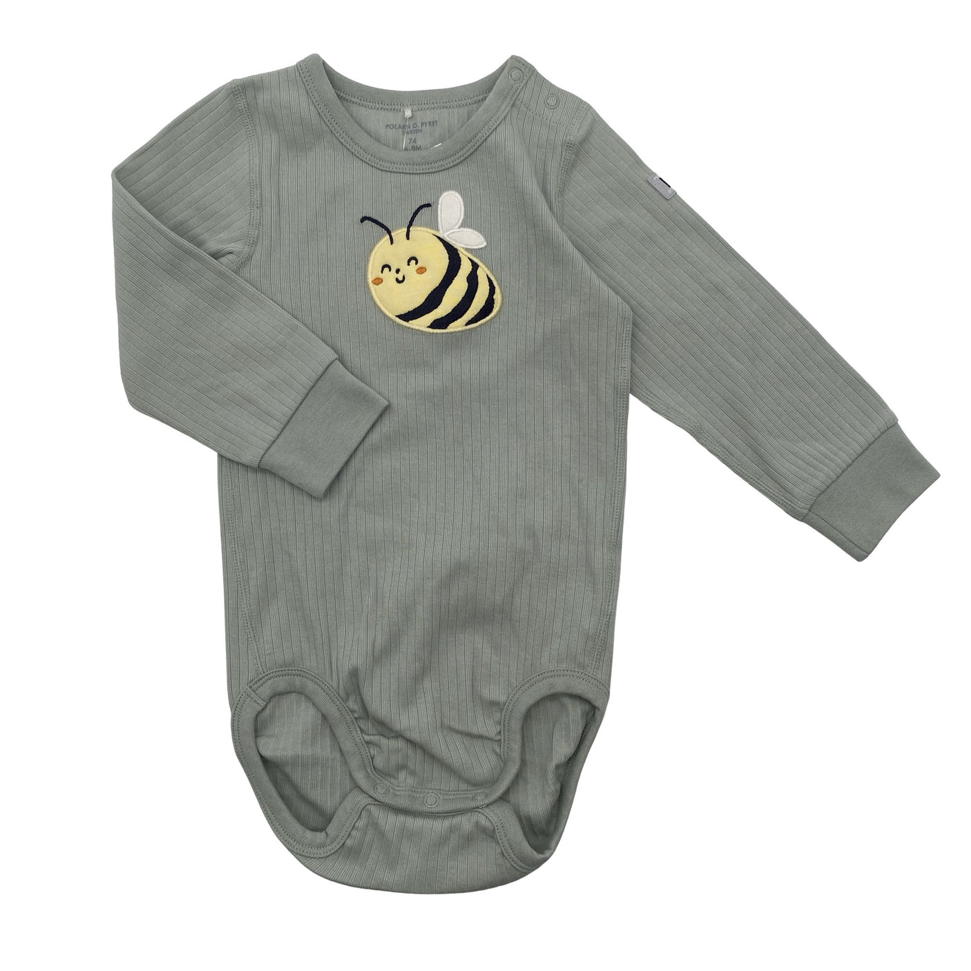 Unisex Polarn O. Pyret - Bodi, suurus 68 - 74 - Roheline (1)