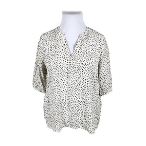 Unisex Part two - Lühikeste käistega pluus, suurus 42 - Looduslik valge (1)