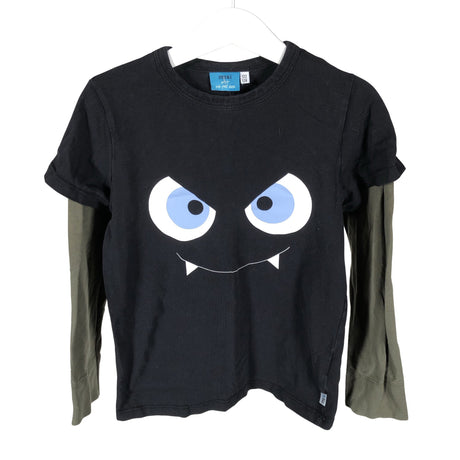 Unisex me&i - Trikotaažist pluus, suurus 122 - 128 - Must ()