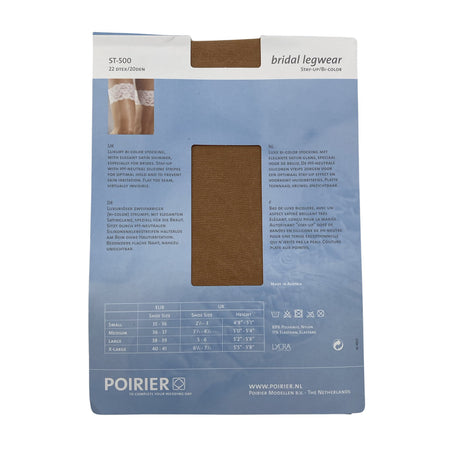 Unisex Poirier - Sukkpüksid, õhukesed, suurus 42 - Beige (2)