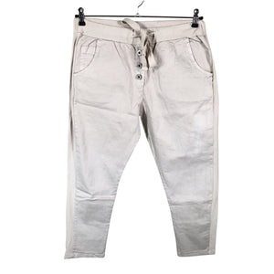 Unisex Perfect Jeans - Mittevenivad püksid, suurus 40 - Beige (1)