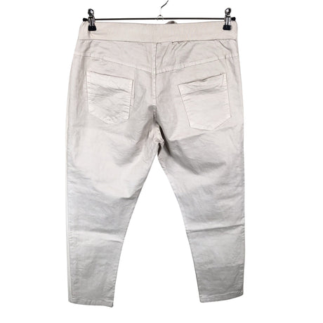 Unisex Perfect Jeans - Mittevenivad püksid, suurus 40 - Beige (2)