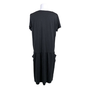 Unisex Blaa - Trikotaažist kleit, suurus 40 - Must (2)