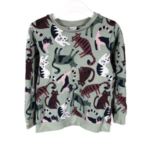 Unisex Polarn O. Pyret - Trikotaažist pluus, suurus 116 - 122 - Roheline (1)