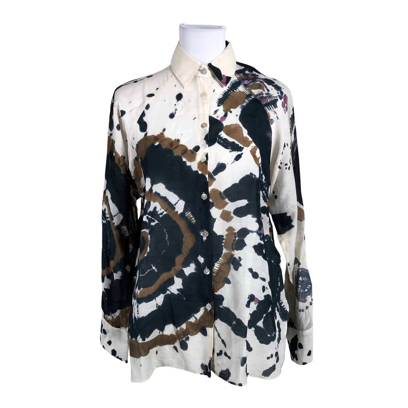 Unisex Massimo Dutti - Pluus, suurus 40 - Beige (2)