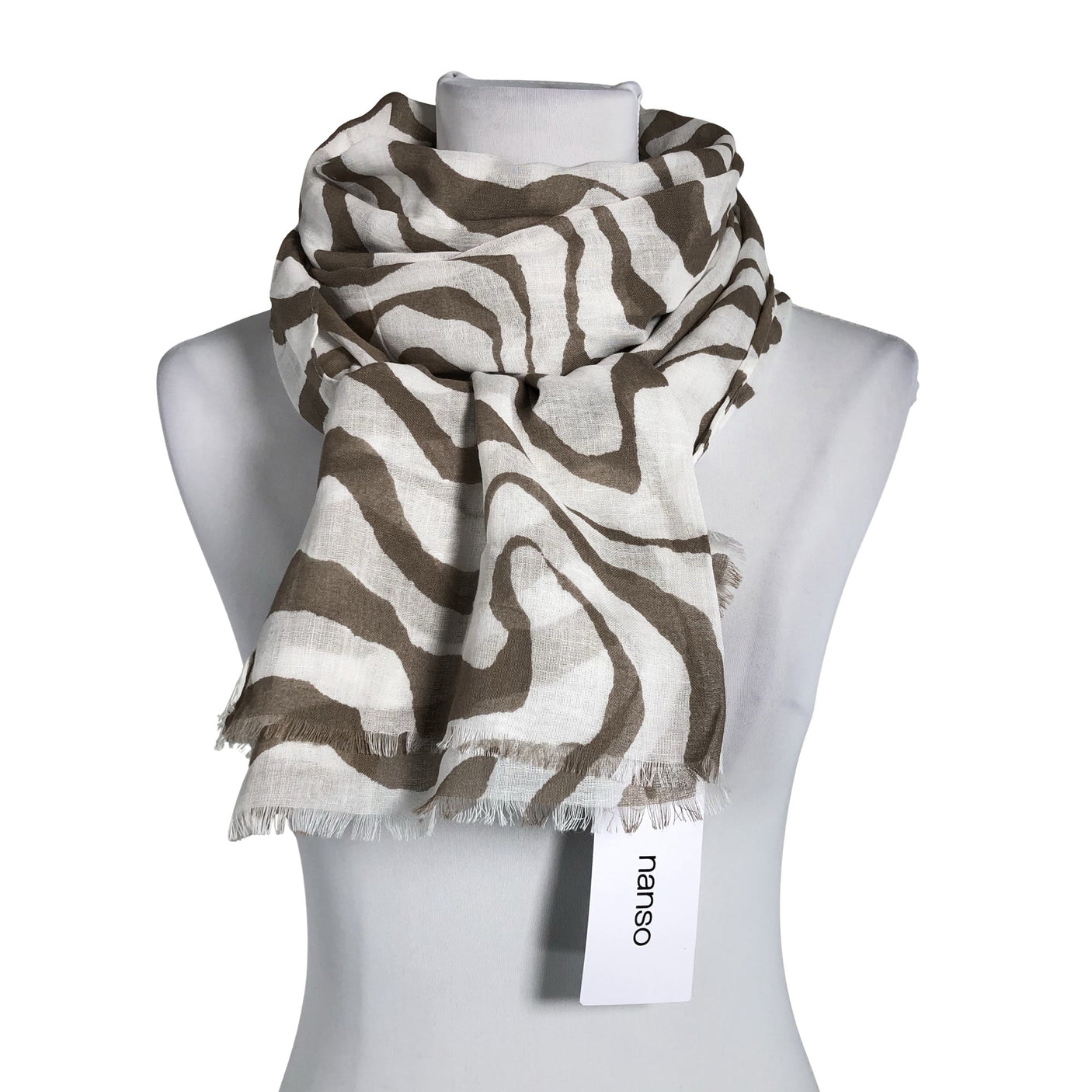 Unisex Nanso - Õhuke sall, suurus Maxi - Pruun (1)