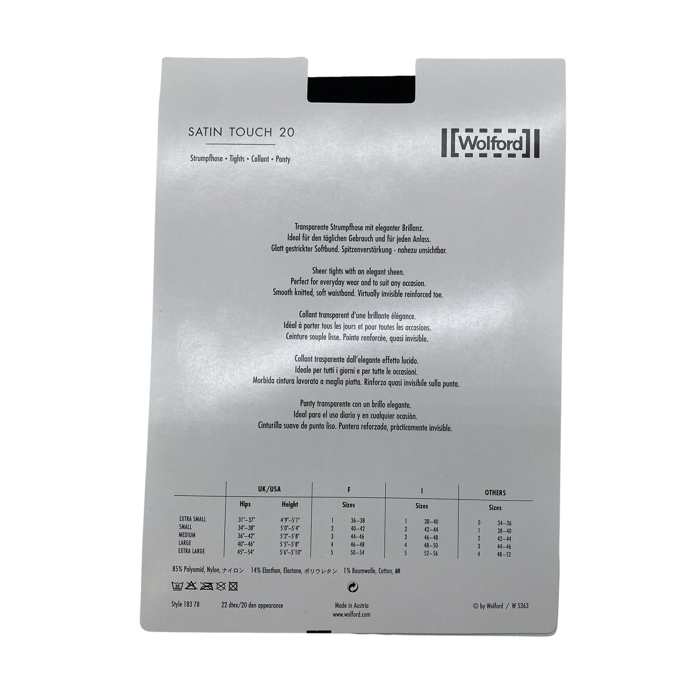 Unisex Wolford - Sukkpüksid, õhukesed, suurus 38 - Must (2)