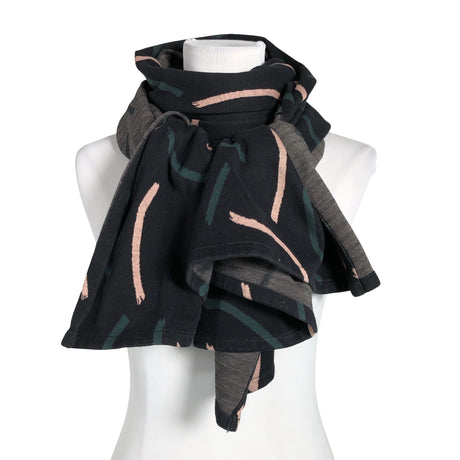 Unisex NOSH - Õhuke sall, suurus Maxi - Must ()