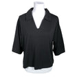 Unisex Lindex - Trikotaažist pluus, suurus 36 - Must ()