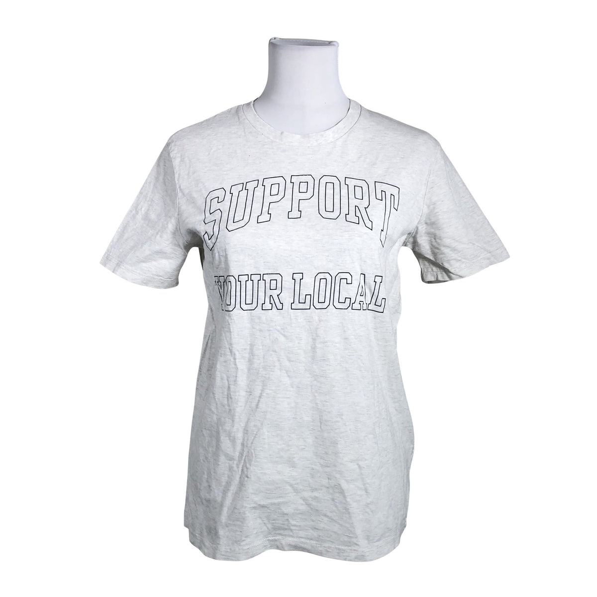 Unisex Support Your Local - Hommikumantel, suurus 32 - Hall (1)