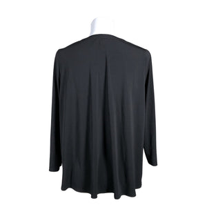 Unisex Kriss - Trikotaažist pluus, suurus 38 - Must (2)