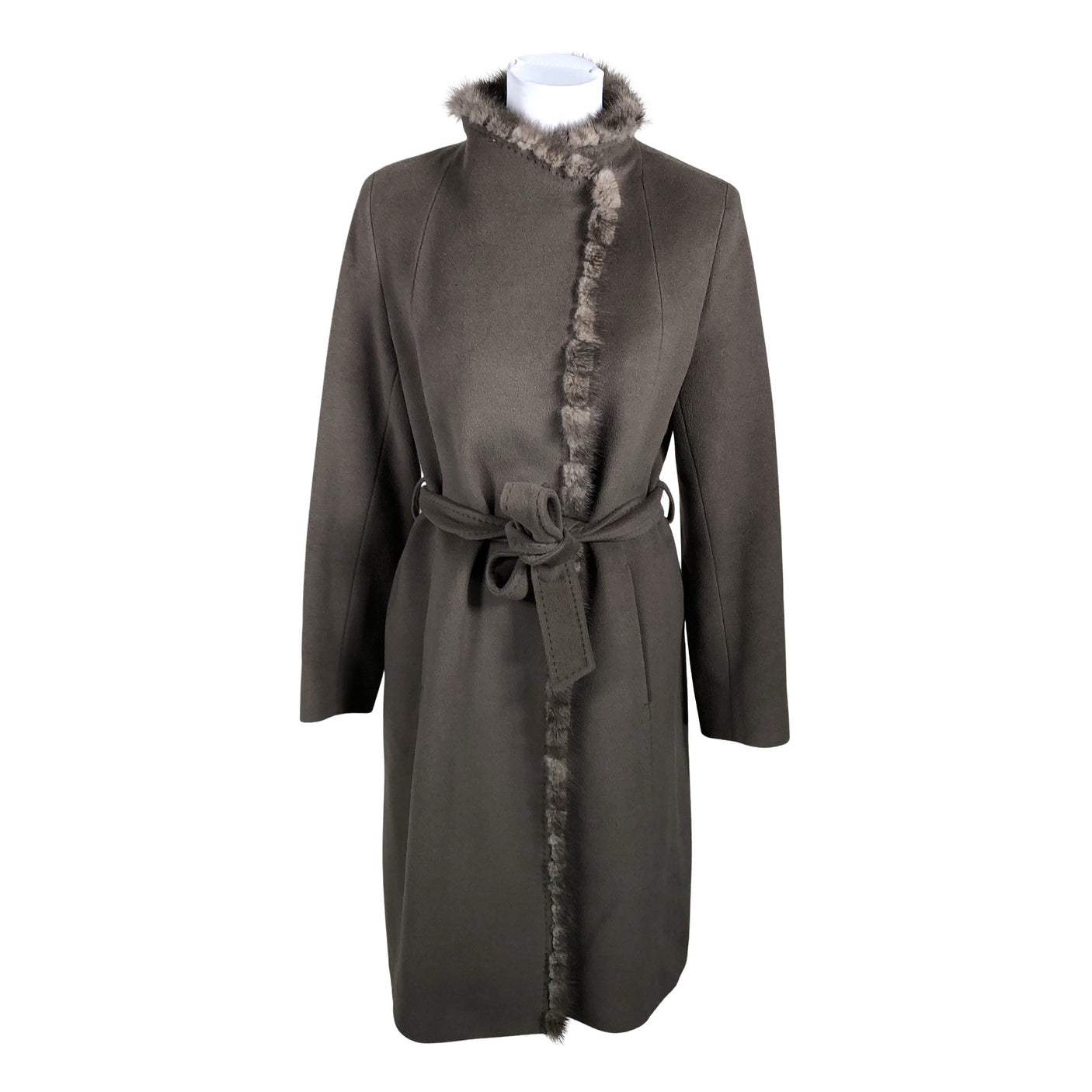 Unisex Cinzia Rocca - Villane mantel, suurus 38 - Pruun (1)