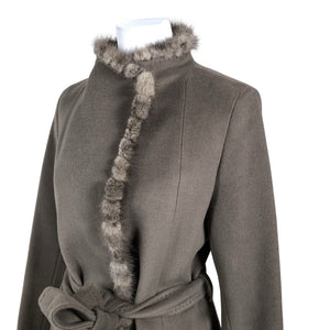 Unisex Cinzia Rocca - Villane mantel, suurus 38 - Pruun (3)