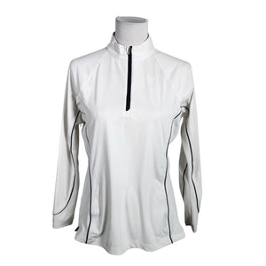 Unisex Peter Millar - Spordisärk, pikad käised, suurus 38 - Valge (1)