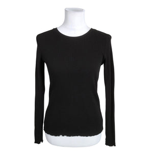 Unisex Selected - Trikotaažist pluus, suurus 36 - Must (1)