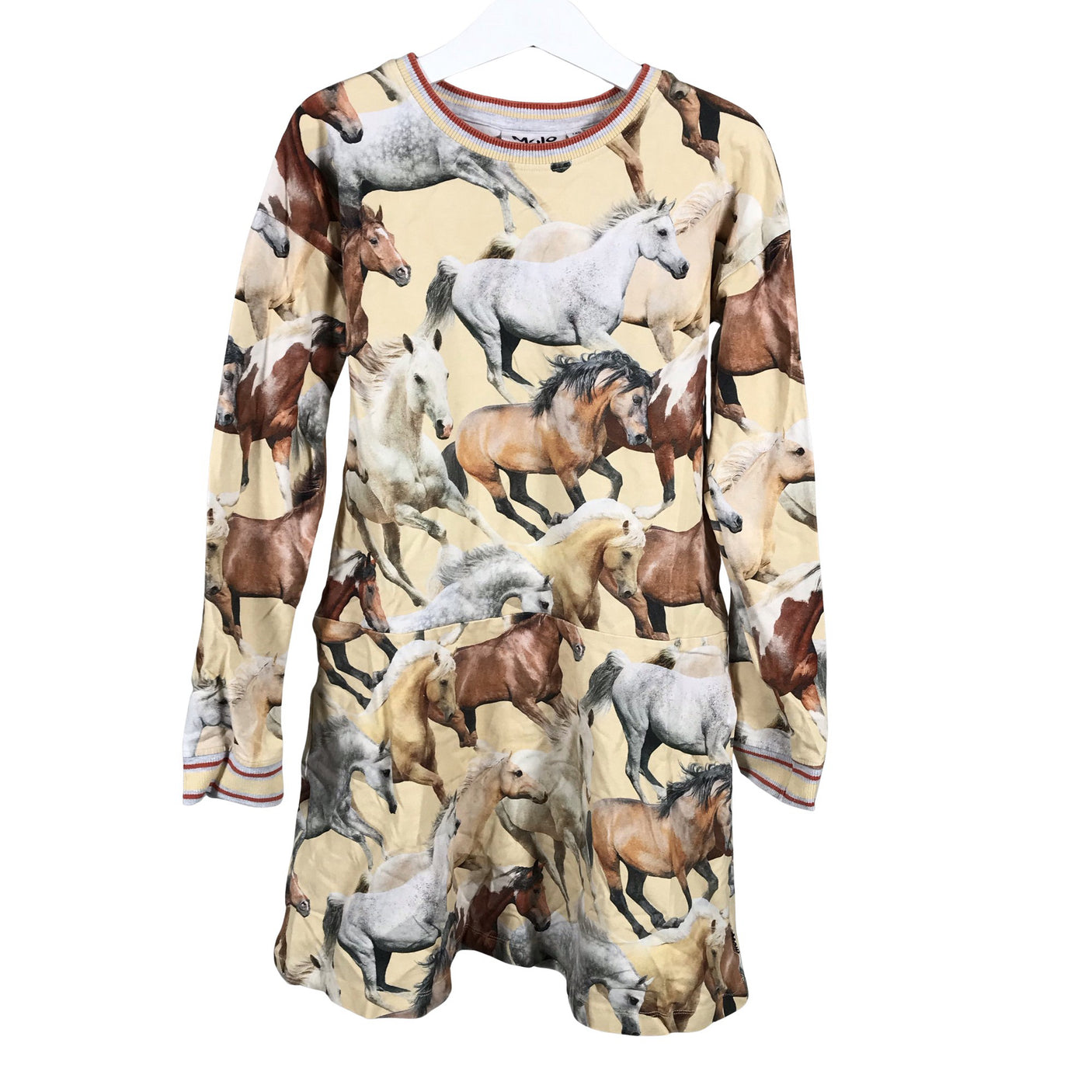 Unisex Molo Kids - Trikotaažist kleit, suurus 134 - 140 - Kollane (1)