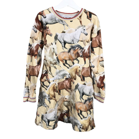 Unisex Molo Kids - Trikotaažist kleit, suurus 134 - 140 - Kollane ()
