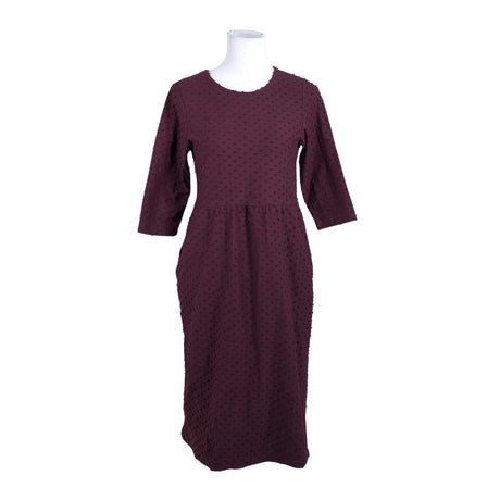 Unisex Aarrelabel - Trikotaažist kleit, suurus 36 - Veinipunane ()