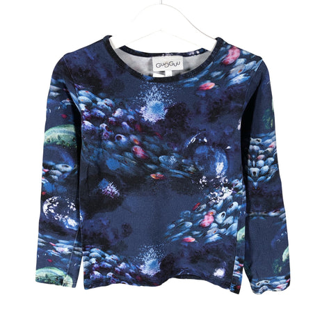 Unisex Gugguu - Trikotaažist pluus, suurus 110 - 116 - Sinine ()