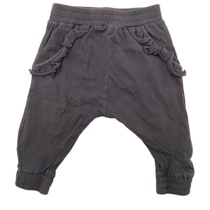 Unisex Lindex - Dressikangast püksid, suurus 62 - 68 - Hall (1)