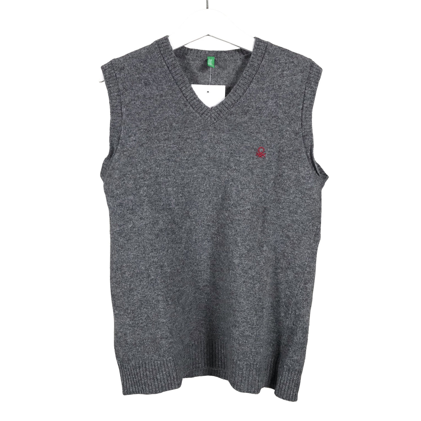 Unisex Benetton - Kootud vest, suurus 134 - 140 - Hall (1)