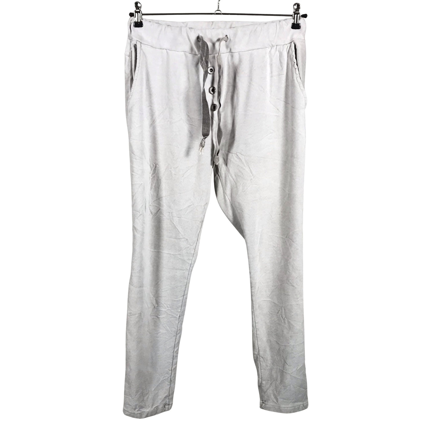 Unisex Perfect Jeans - Mittevenivad püksid, suurus 38 - Hall (1)