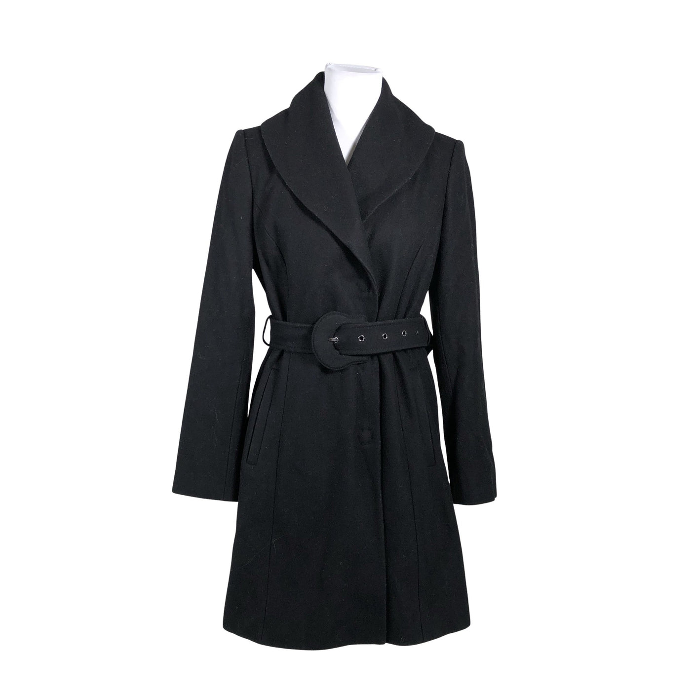 Unisex Esprit - Villane mantel, suurus 40 - Must (1)