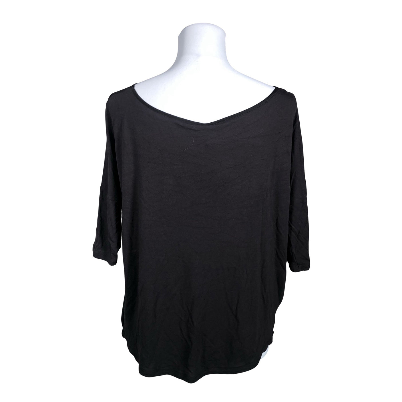 Unisex Benetton - Lühikeste käistega pluus, suurus 38 - Must (2)