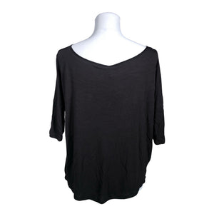 Unisex Benetton - Lühikeste käistega pluus, suurus 38 - Must (2)